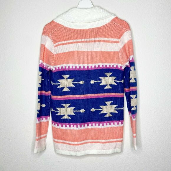 Ellison Wood Button Boho Pocketed Cardigan - Picture 5 of 6